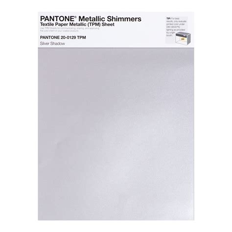 BUY Pantone Metallic Shimmer 20-0129 Silver Shado