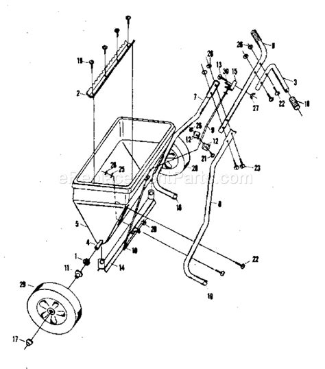 Craftsman 67119810 - 20 Inch Drop Spreader - eReplacementParts.com