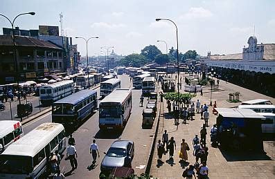 Pettah Commercial District of Colombo, Sri Lanka