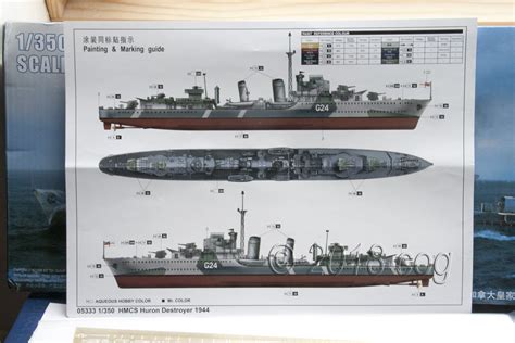 RCN H-class destroyer by cog - FINISHED - Trumpeter - 1/350 - PLASTIC - - Kit build logs for ...