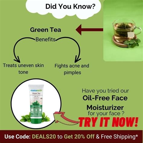 10 Proven Green Tea Benefits for Skin | Mamaearth