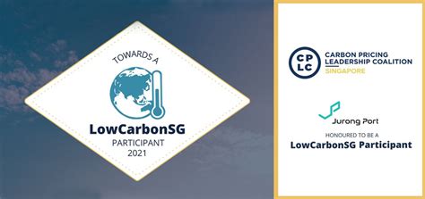 Jurong Port Receives LowCarbonSG Logo - Jurong Port