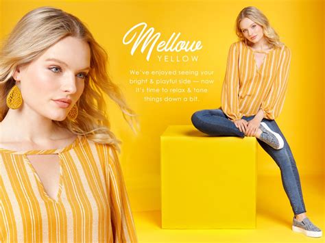 Mellow Yellow. We've enjoyed your bright and playful side. Now it's time to relax and tone ...