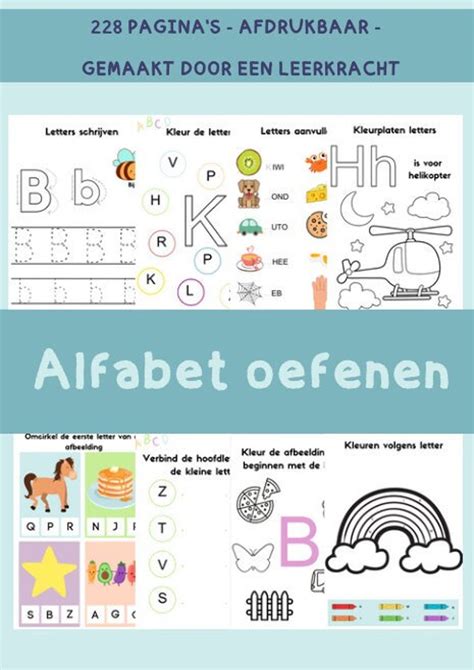 Alfabet Oefenen I Afdrukbare Download - Etsy