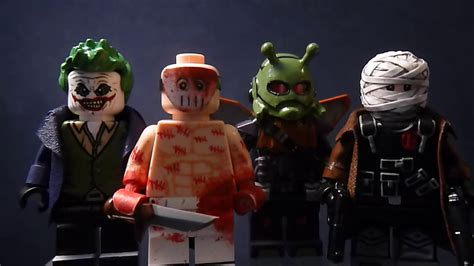 Custom Lego Batman Villain Minifigures Part 7 (Hush, Zsasz, Killer Moth, and The Joker) - YouTube