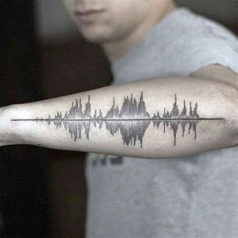 30 Soundwave Tattoo Designs for Men [2023 Inspiration Guide]