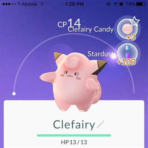 #035 - Clefairy Type: Fairy Evolves into: Clefable | Pokemon go ...