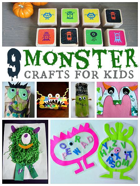 Monster Crafts & Activities For Kids