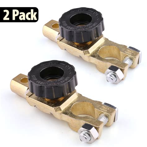 2PCS Top Post Battery Disconnect Switch for Car Boat RV ATV Auto Truck ...