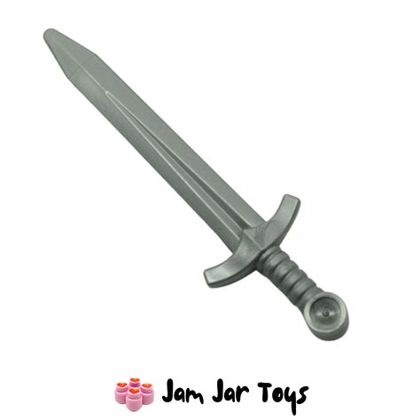 LEGO Sword Greatsword Weapon - Flat Silver 66964 W43