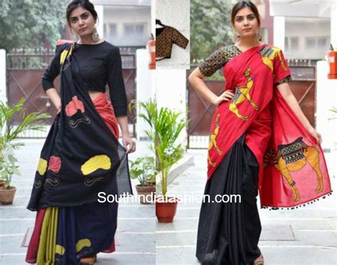 Trendy Summer Sarees by Rust Orange – South India Fashion