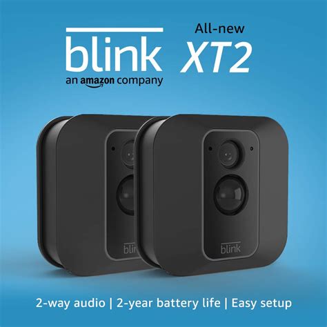 2-Camera Kit: All-new Blink XT2 Outdoor/Indoor Smart 1080p Security Camera with Cloud Storage ...