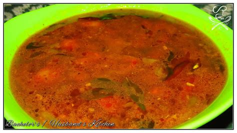 Bachelor's / Husband's Kitchen: KERALA STYLE RASAM