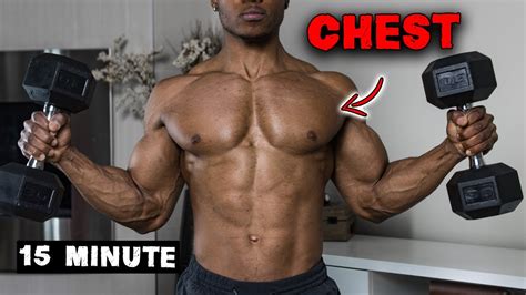 15 MINUTE DUMBBELL CHEST WORKOUT AT HOME | NO BENCH NEEDED! – WeightBlink