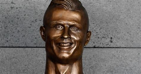 Soccer Player Cristiano Ronaldo Gets New Statue of Himself