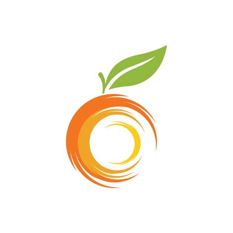 Orange logo design 19508224 Vector Art at Vecteezy