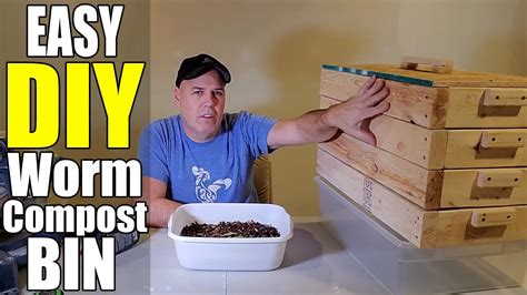 Diy Worm Compost Bin Design / Plans For Compost Bins | Home Improvement ...