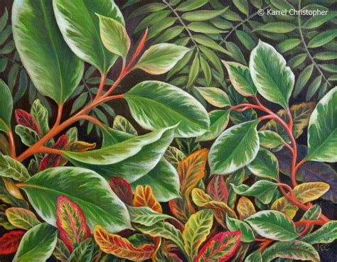 KARREL's Creative Path: Oil Paintings of LEAVES