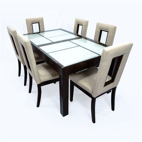 6 Seater Dining Table (Trystan) - Home Style Depot