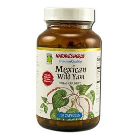 Natures Herbs Mexican Wild Yam Capsules – 100 Ea – Master Value WholeSale