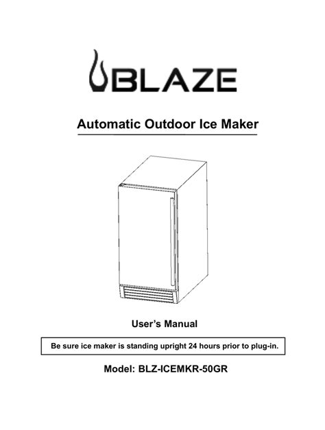 Ice Maker Manual | Manualzz