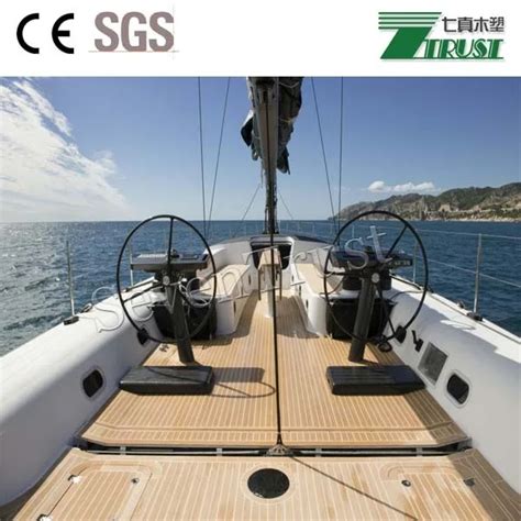 Teak Deck Synthetic Teak Decking For Yachts Boats Pools Terraces,Made In China - Buy Boat Deck ...