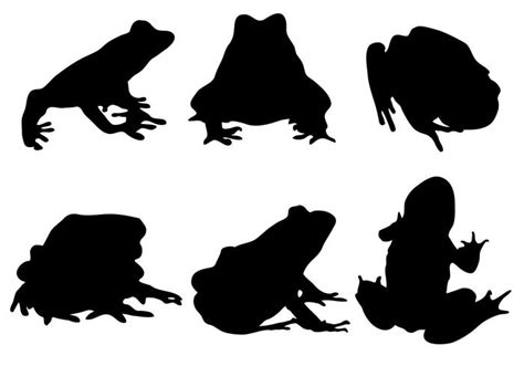 Free Frog Silhouette Vector 99755 Vector Art at Vecteezy