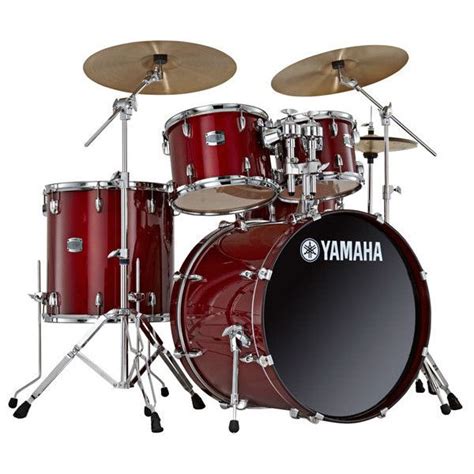 Yamaha Stage Custom Birch Cranberry Red Drum Kit | Drum kits, Yamaha drums, Drums