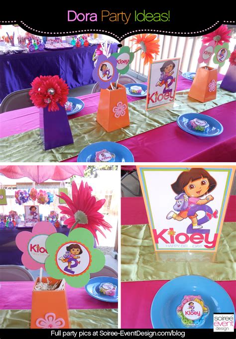 Character Week: Dora The Explorer Party Ideas - Soiree Event Design