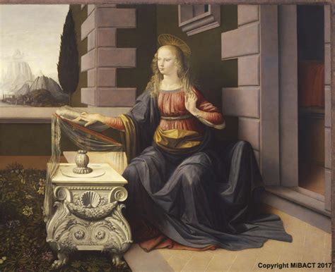 Annunciation by Leonardo da Vinci | Artworks | Uffizi Galleries