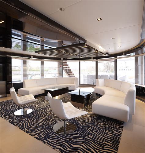 Gorgeous Mega Yacht Interior Design by Mojo Stumer Associates