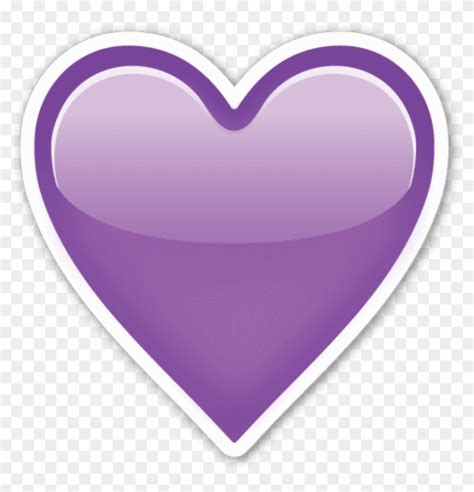 Free Png Download Emoji Purple Heart Png Images Background - Transparent Heart Emoji Png, Png ...