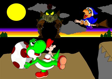 Yoshi's Island Final Battle by DarkDiddyKong on DeviantArt