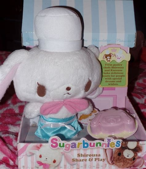 #Sugarbunnies Shirousa Share & Play Plush #Bunny With Sugarbunnies Cookie Cutter #Sanrio ...