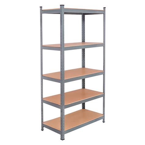 Costway Heavy Duty Steel 72'' Level Garage Shelf Metal Storage ...