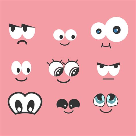 Cartoon Eyes Vector Collection 364271 Vector Art at Vecteezy