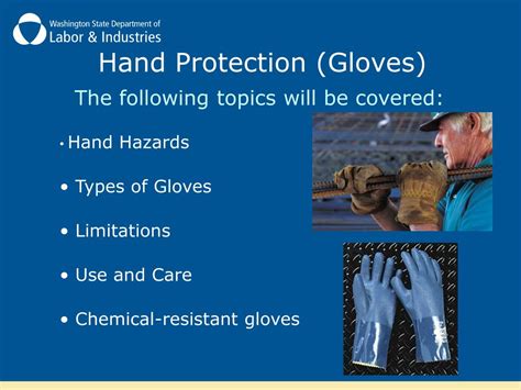 PPT - Hand Protection (Gloves) PowerPoint Presentation, free download - ID:757864