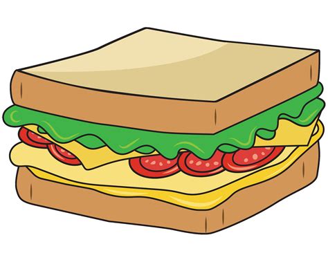 Sandwich Svg / Food Svg / Sandwich Png / Sandwich Graphic / Sandwich Clipart / Cheese Sandwich ...