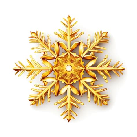 Premium AI Image | Watercolor Snowflake isolated on white background