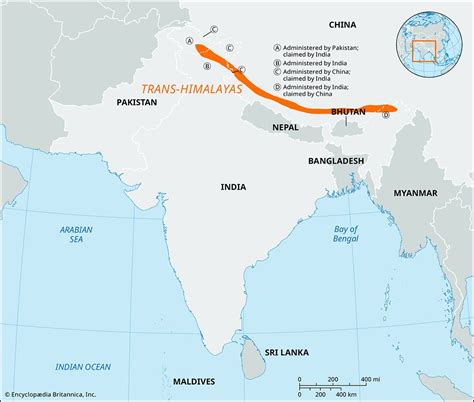 Trans-Himalayas | Map, India, & Facts | Britannica