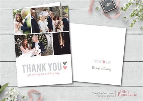 Thanks for Sharing A6 Thank You Card - The Paperlane