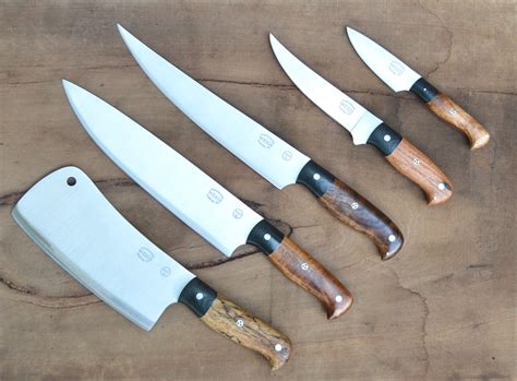 Great set of custom knives completed. | Weige Knives Custom Chef Knives