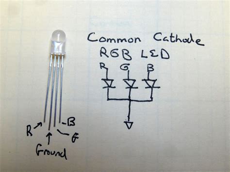 Common Cathode RGB LED Schematic | Technology Tutorials