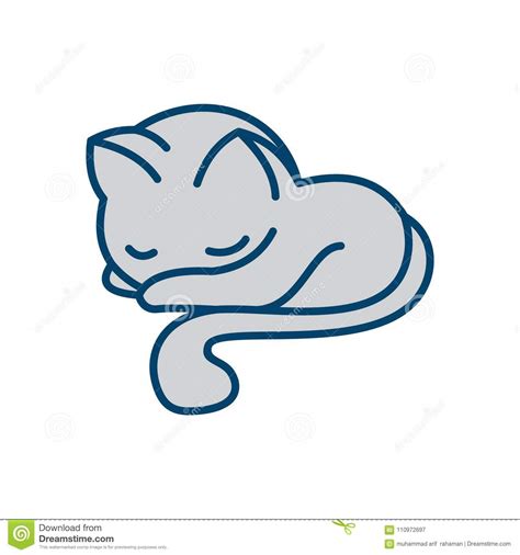 Cartoon Cat Sleeping Drawing / How to draw a Cat Sleeping - YouTube ...