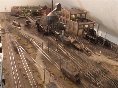 My HO Scale Layout Steam and Diesel Locomotive facility-1 | Model train ...