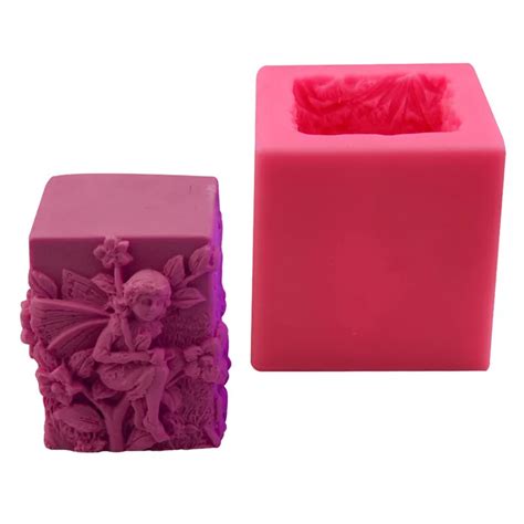 Flower Silicone Wax Candle molds Fairy design DIY Candle Making Mold ...