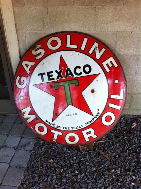 Vintage Texaco sign | Texaco, Texaco vintage, Porcelain signs