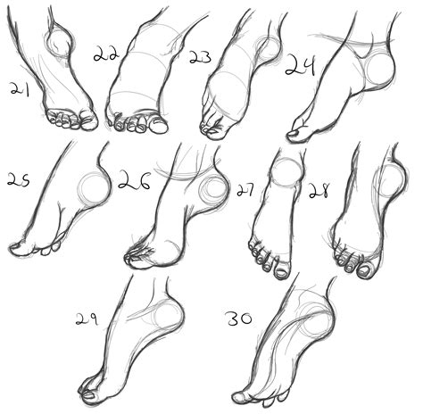 Foot Postures || CHARACTER DESIGN REFERENCES | キャラクターデザイン • Find more at https://www.facebook ...