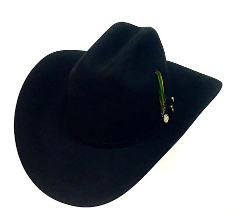 Stetson 100X "El Presidente" Black fur felt cowboy hat – David's Western Wear