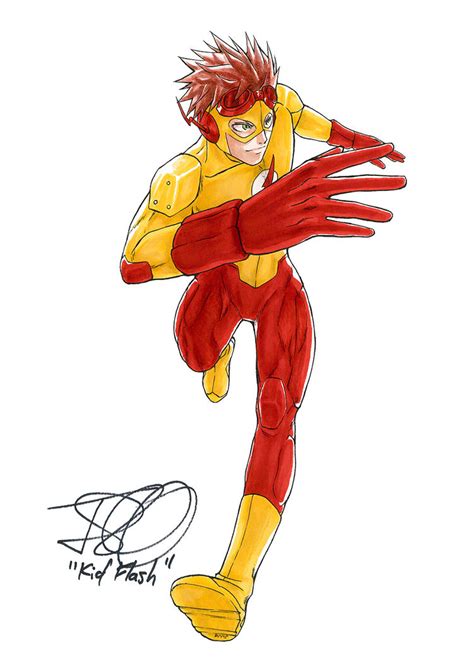 WALLY WEST: kid flash by Orenji--kun on DeviantArt